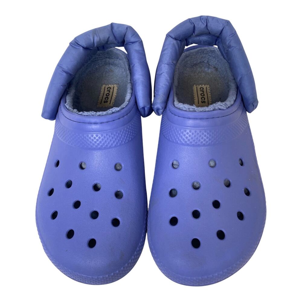 Crocs Classic Lined Neo Puff Blue Purple Size M5/W7
